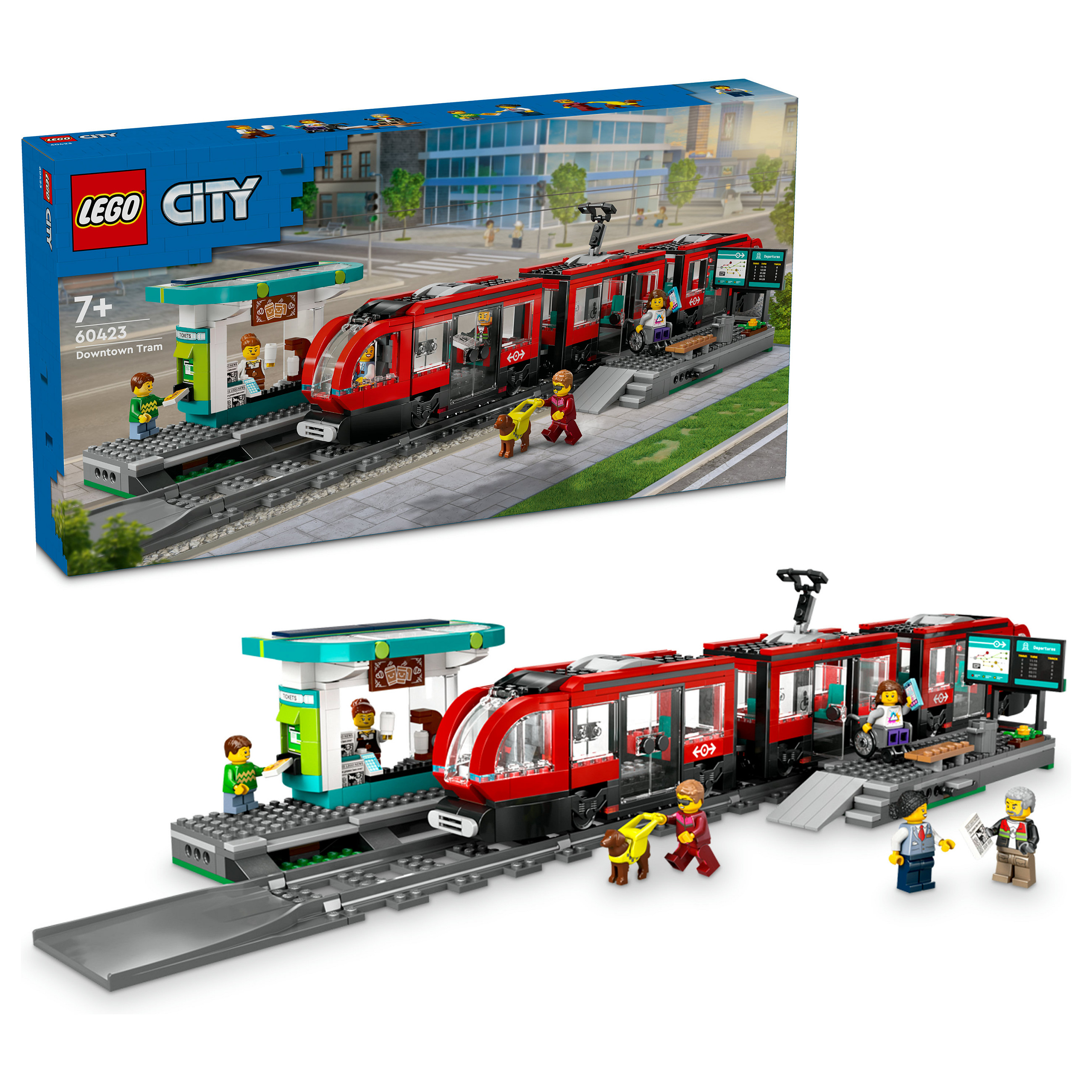 LEGO 60423 City: Tram with Stop - 2