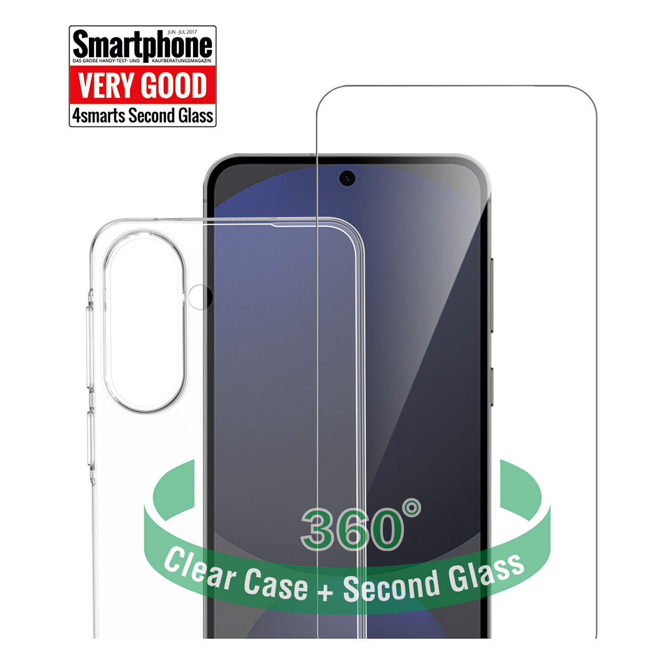 Aksesorë për telefon 4smarts 541753 / Case / Tempered Glass + Polikarbonat / Samsung Galaxy A57 5G - Transparente - 2