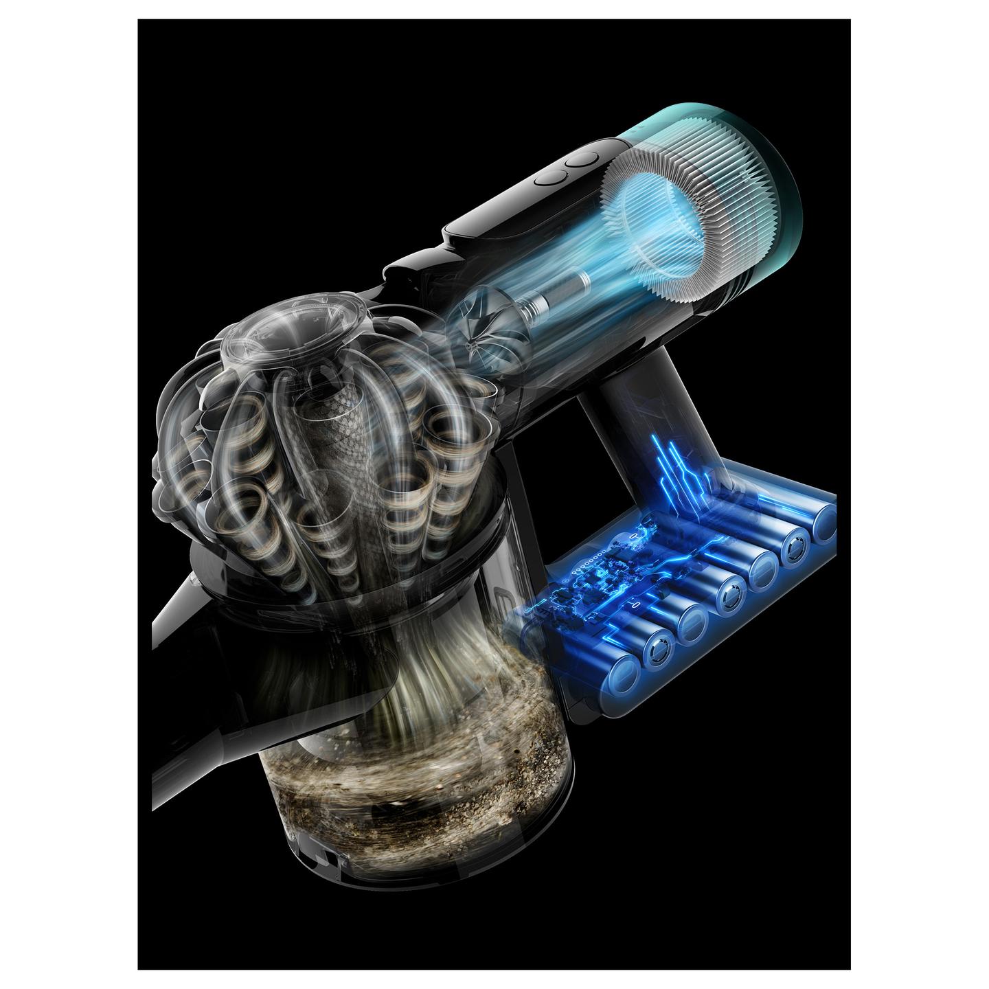Fshesë Elektrike Dyson V10 Konical / 150 AW / 0.5 L / Pa Qese / 60 min / 3 Nivele Fuqie / Li-Ion - Zezë - 4