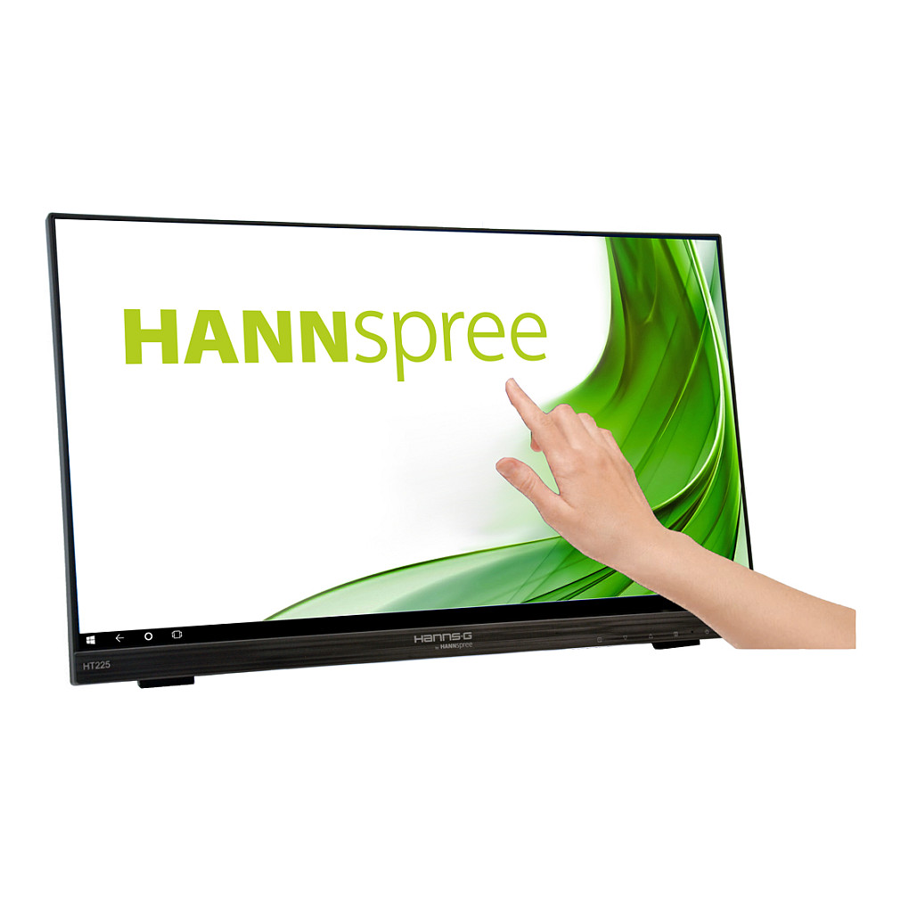 Monitor Hannspree HT225HPB / 21.5" / Full HD TFT / LED / Touchscreen / 60 Hz / 7 ms / HDMI+DP+VGA - Zezë - 10