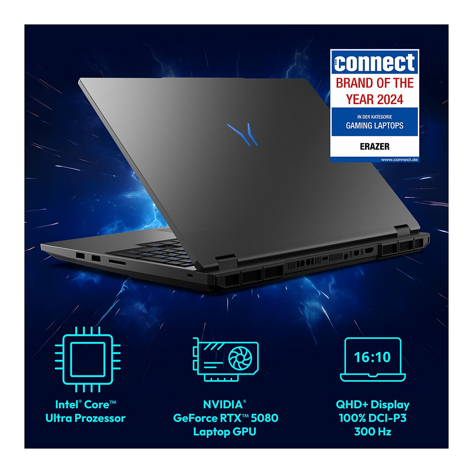 Laptop Gaming Medion Erazer Beast 16 X1 Ultimate / Ultra 9-275HX / 32GB DDR5 / 2TB / 16" Quad HD+ IPS 300Hz / RTX 5090 24GB / DE - Zezë - 15