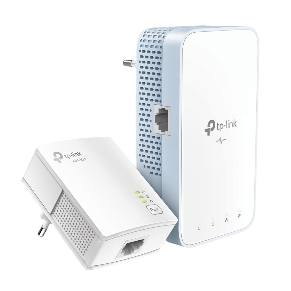 TP-Link Powerline Adapter TL-WPA7517 KIT / AV1000 / AC750 / Gigabit / Wi-Fi Dual-Band / 2 copë – Bardhë