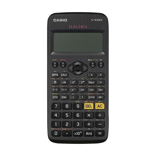 Kalkulator Shkencor Casio FX-82DE X ClassWiz, 325 Funksione, Ekran LCD, QR Code, Bateri AAA, Mbështjellës – Zezë - 1