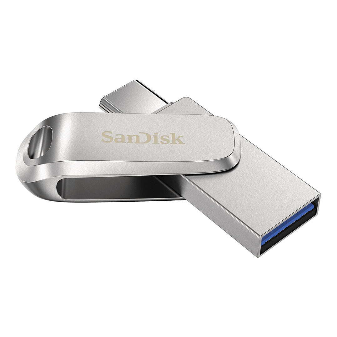 USB STICK 128GB USB 3.1 SanDisk Ultra Dual Drive Luxe Type-C silver - 2