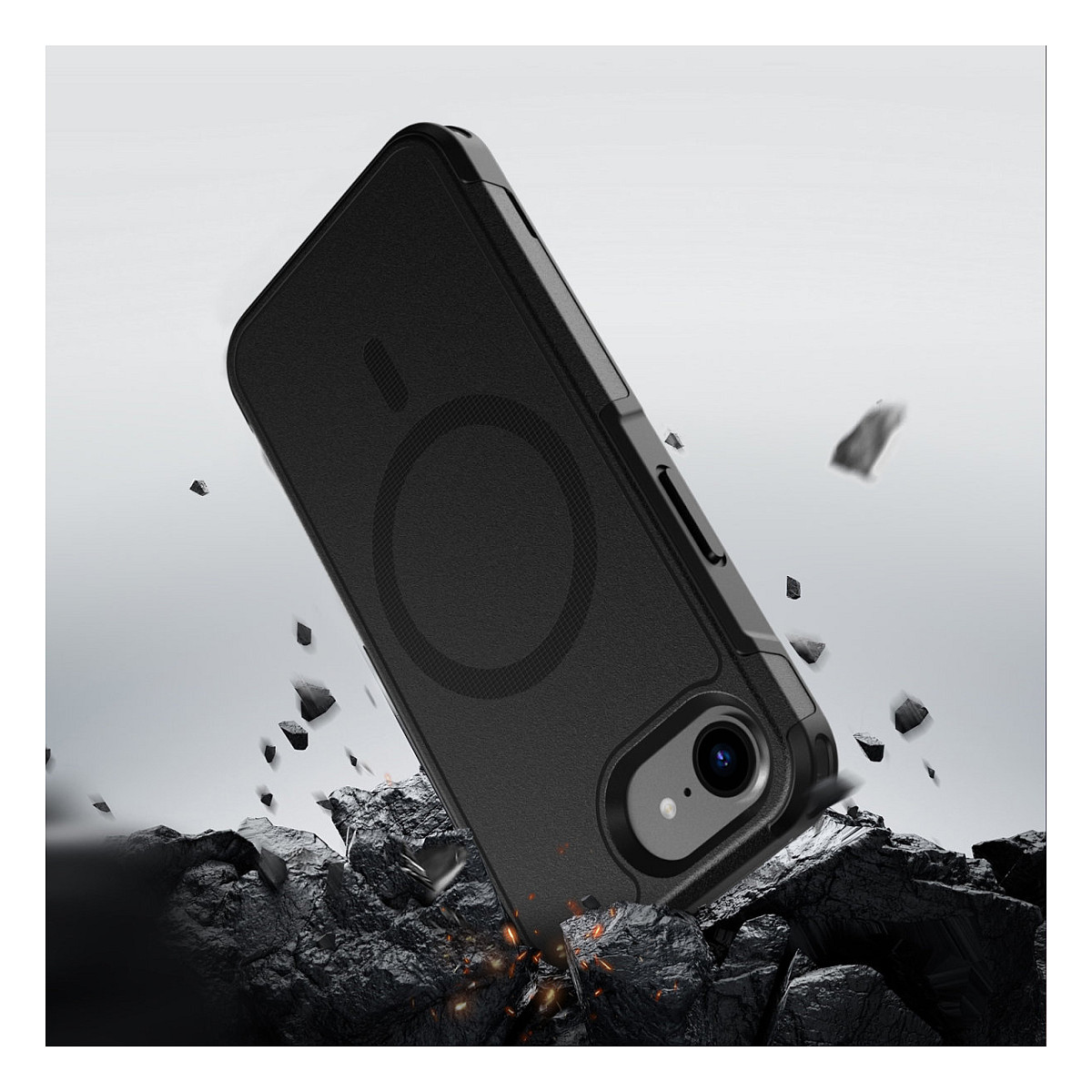 Aksesorë për telefon 4smarts 541360 / Case / MagSafe / iPhone 16e - Zezë - 4