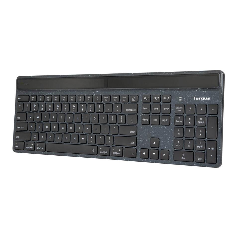 Tastierë pa Kabllo Targus EcoSmart AKB868DE, Bluetooth 5.0, Gjermane, Full-Size, 104 Taste, Ndriçim - Zezë - 9