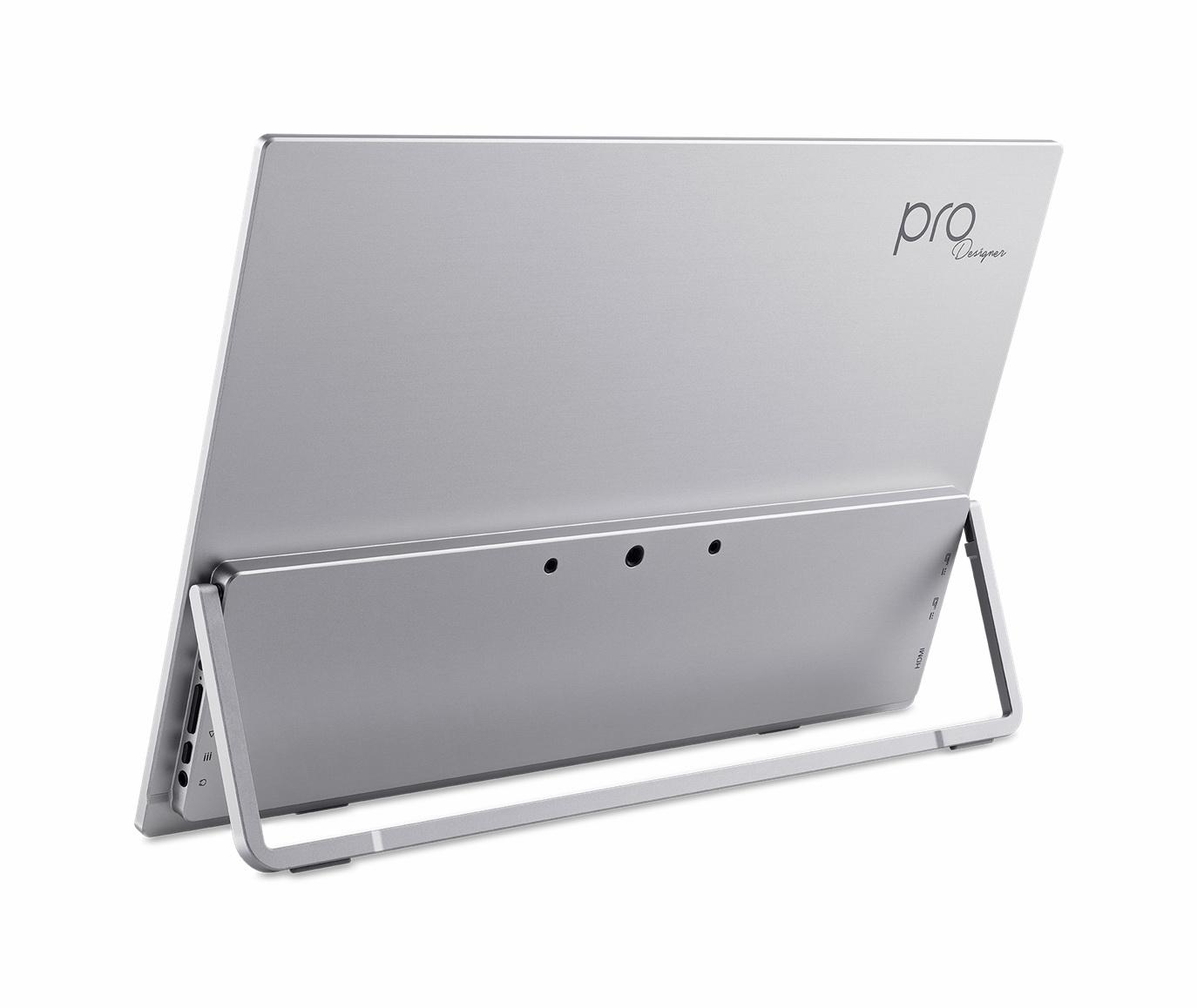 Monitor Acer ProDesigner PE160WUT / 16" / WQXGA+ OLED / 120 Hz / 1 ms / HDMI 2.1 + 2x USB-C - Argjend - 2