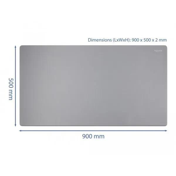 Mauspad DeLOCK 12043 Gome / 900 x 500 x 2mm / Anti-rrëshqitës - Hiri - 3