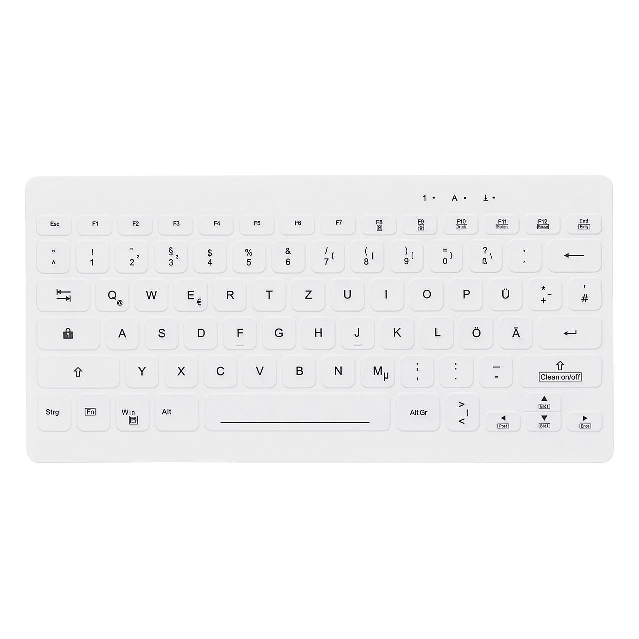 Tastierë pa kabllo Active Key AK-C4112 / Medical / Mini / Scissor / QWERTZ DE - E bardhë 
