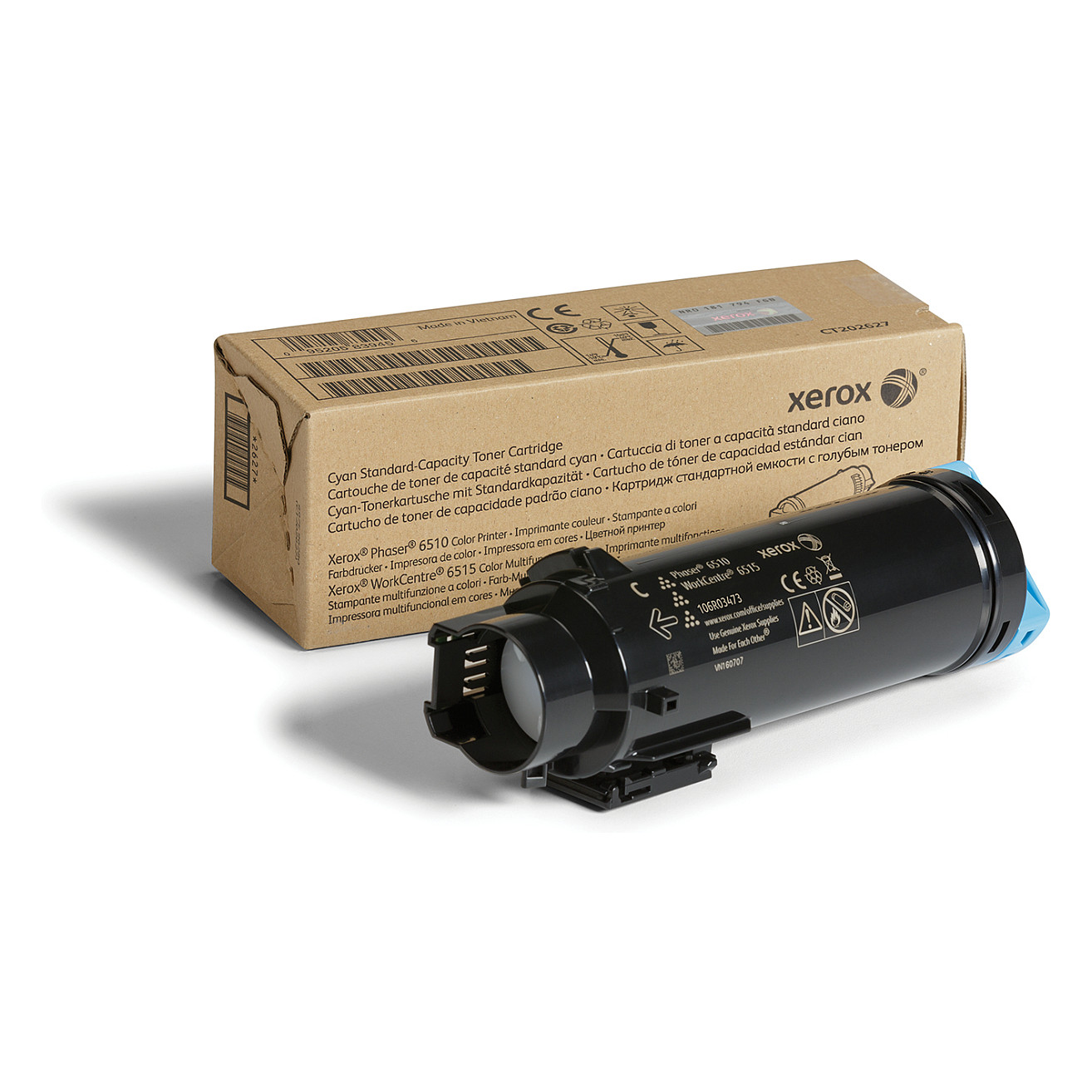 Toner Standard Xerox Phaser 6510 / WorkCentre 6515 / 1,000 faqe – Blu - 1