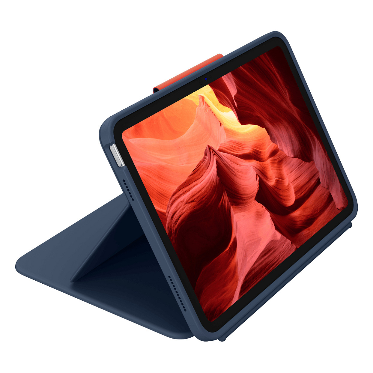 Tastierë Me kabllo Logitech Rugged Combo 4 Touch / QWERTY / Nordic / Trackpad / Smart Connector - Blu - 6