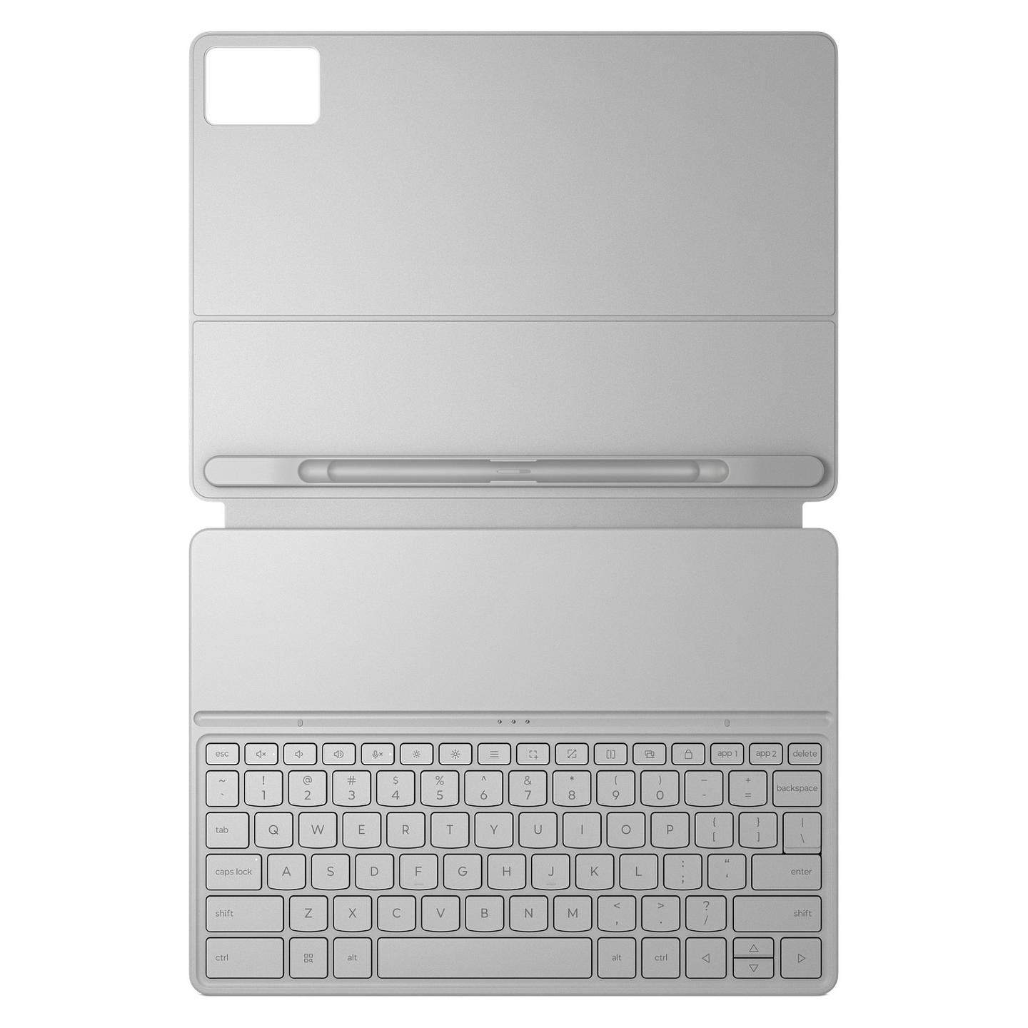 Case me Tastierë për Tablet Lenovo Idea Tab Plus, Folio Keyboard - Hiri - 3