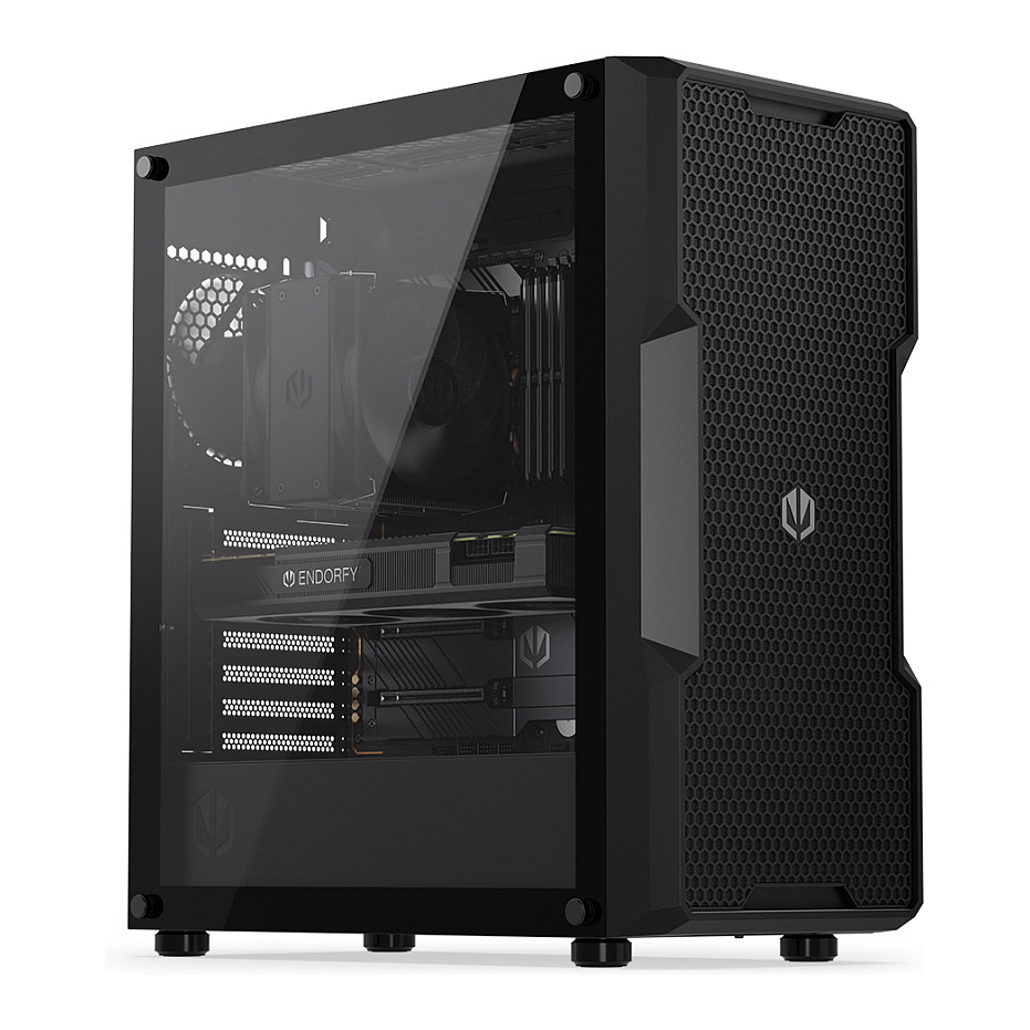 Kasë PC ENDORFY Regnum 400 Air / Mid Tower / ATX / 3x 120mm Front + 1x 120mm Rear Fan / Mesh / 360mm Radiator - Zezë