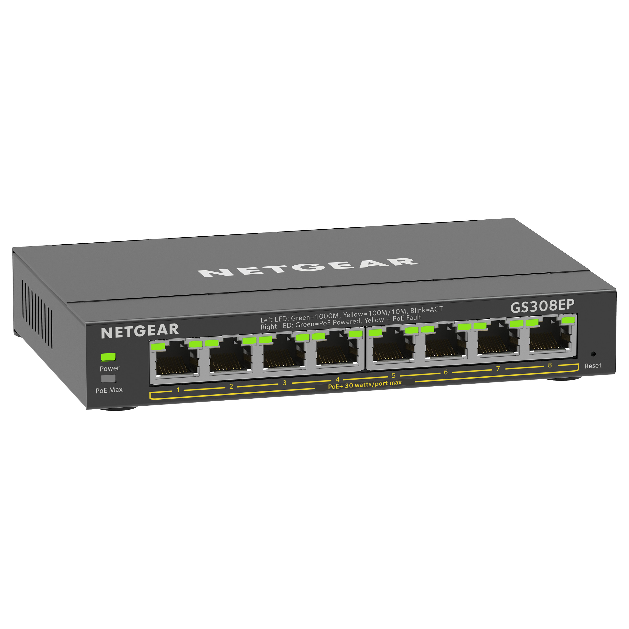 Switch 8P NETGEAR GS308EP PoE+ M - 3