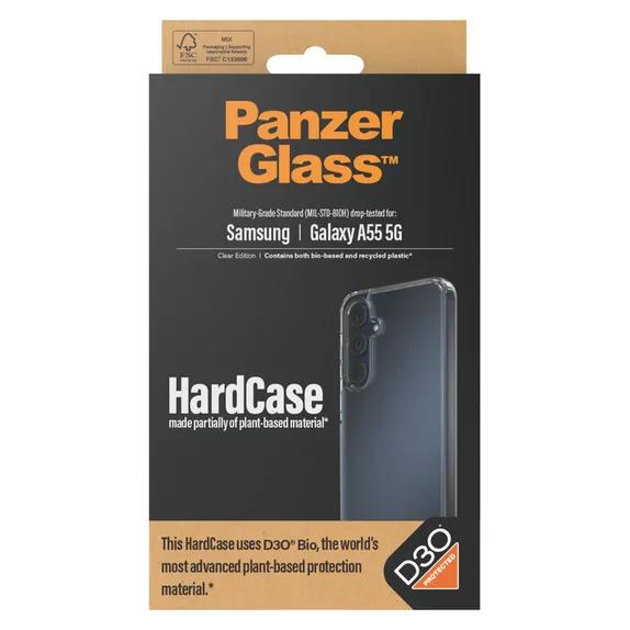 Case për Telefon PanzerGlass HardCase, Samsung Galaxy A55 5G, D3O Bio, Rezistente ndaj Goditjeve dhe Gërvishtjeve – Transparente - 4