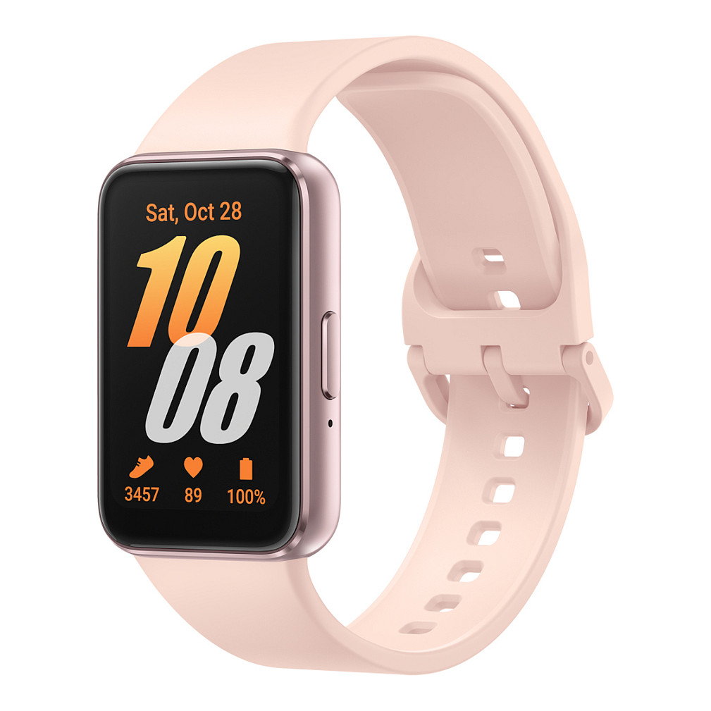 Orë e Mençur Samsung Galaxy Fit3 / AMOLED 1.6" / Bluetooth / 256MB / BioTracker - Pink/Gold