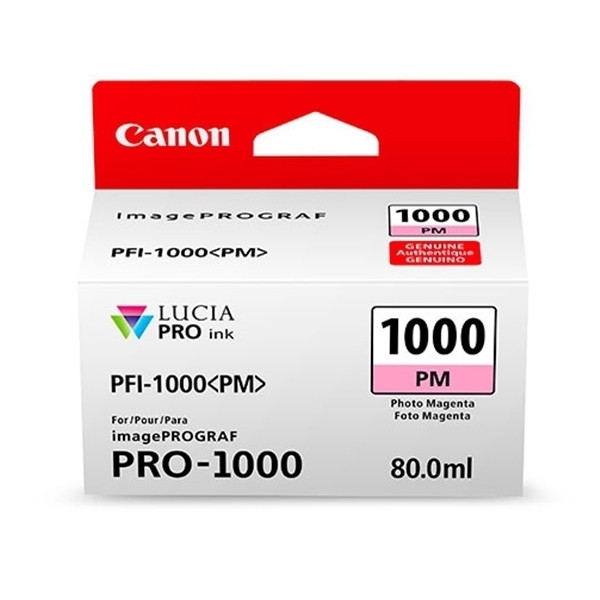 INK Canon PFI-1000PM / 80ml / 3.755 faqe / 374 foto A2 – Rozë