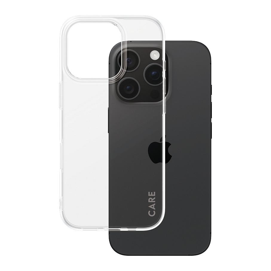Case për Telefon CARE by PanzerGlass X-Ray, iPhone 16 Pro, Mbrojtje nga Rëniet, Karikim pa Kabllo – Transparent
