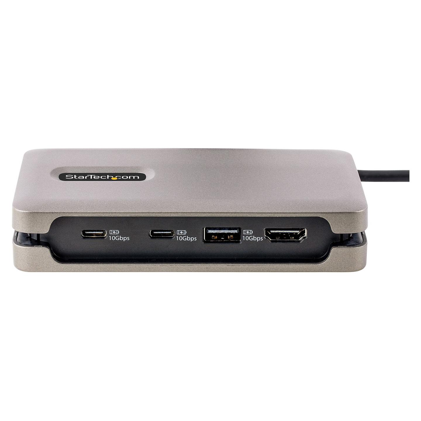 Adapter Multiport USB-C StarTech.com DKT31CH2CPD3, HDMI 4K 60Hz HDR, 2× USB-C 10Gbps + USB-A 10Gbps, Gigabit Ethernet, 100W PD - Hiri - 5