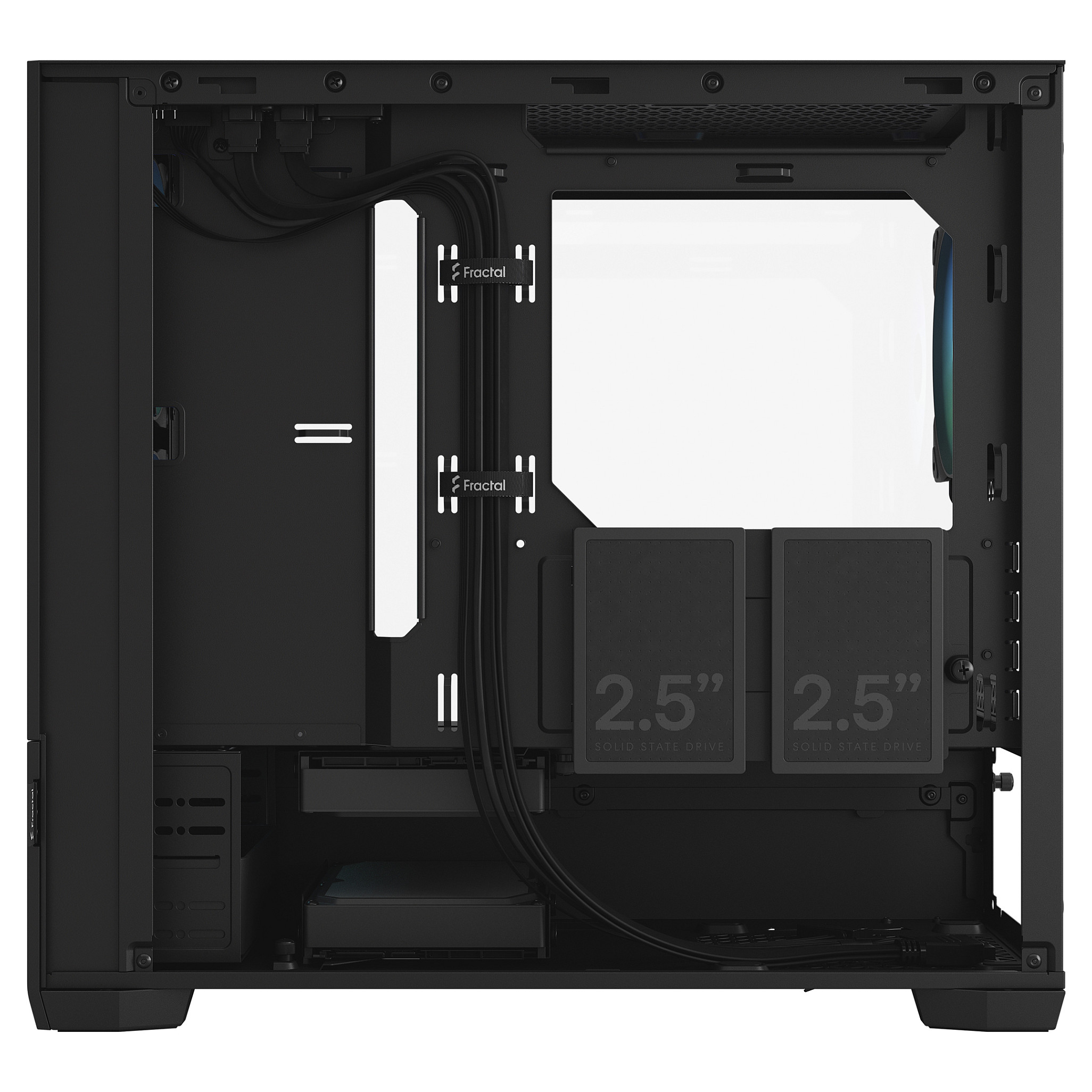 Kasë Mini Fractal Design Pop Mini Air Window – Zezë - 10