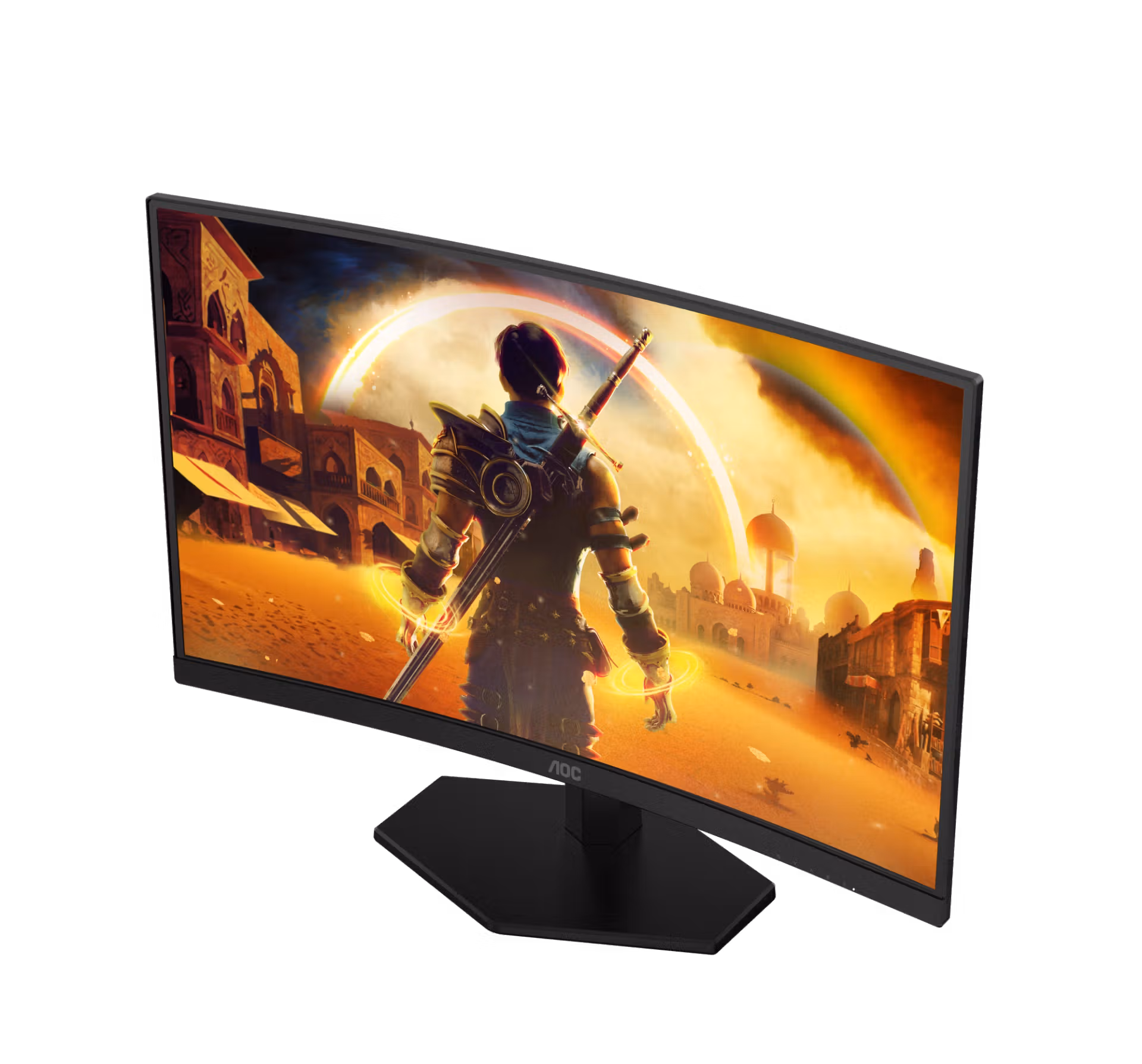 Monitor Gaming AOC C27G42FE / 27" / Full HD VA / 180Hz OC / 4ms / HDMI+DisplayPort - Zezë/Kuqe - 4