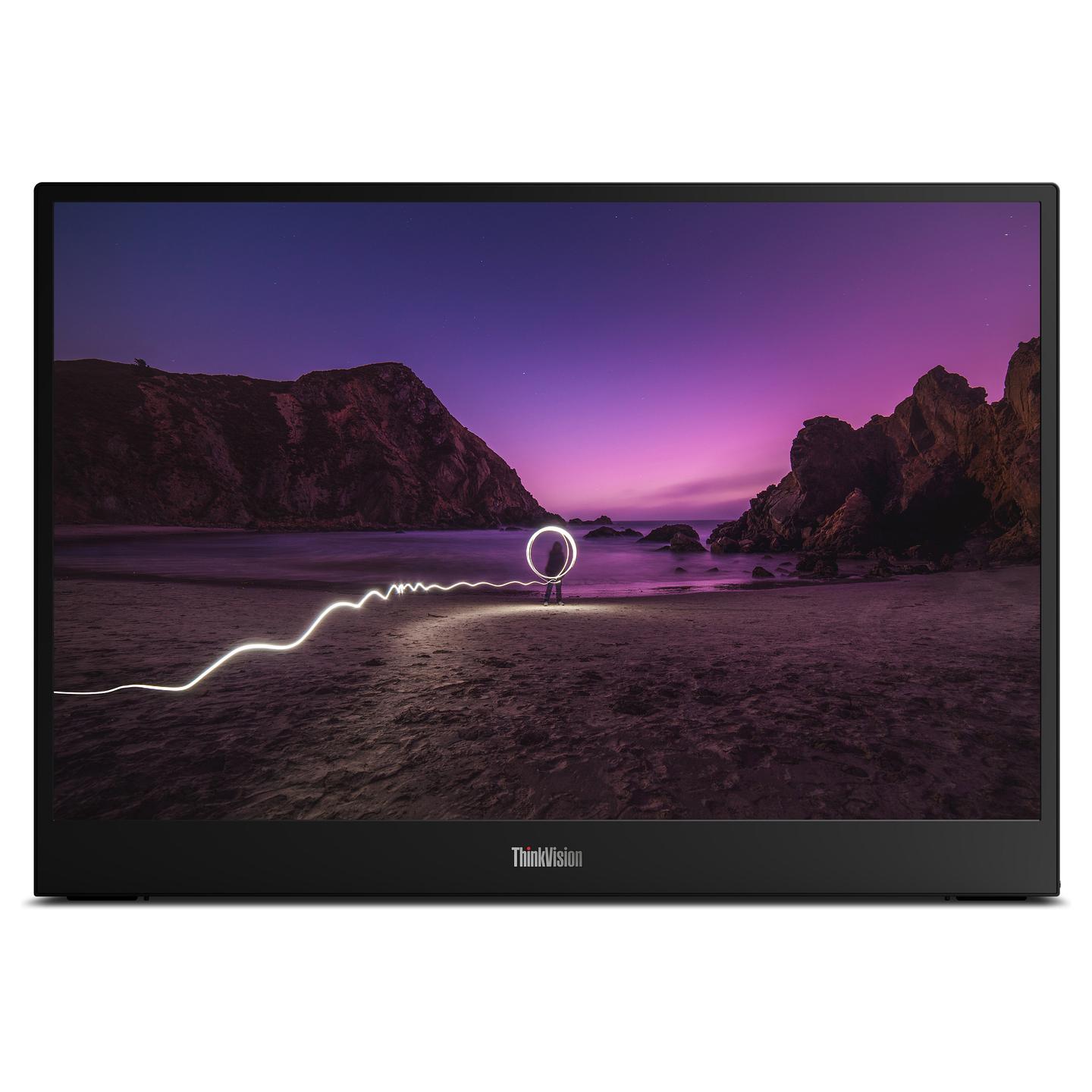 Monitor Portativ Lenovo ThinkVision M16 / 16" / WUXGA IPS / 60Hz / 8ms / USB-C - Zezë - 1