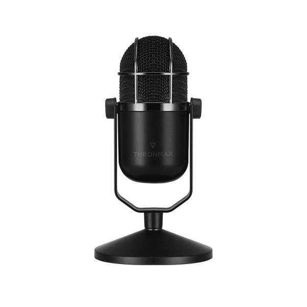 Mikrofon Thronmax Mdrill Dome Plus M3PLUS / USB-C / 96 kHz / 24-bit / 2 Kapsula Kondensatori / 2 Mënyra Regjistrimi / RGB - Zezë - 3