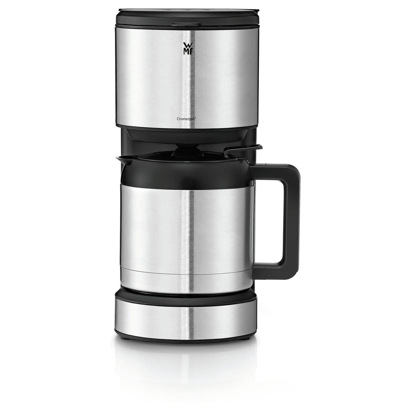 Aparat për Kafe me Filter WMF Stelio Aroma Thermo, 1000 W, 1 L, 8 Filxhanë, Enë Termike – Argjend/Zezë
