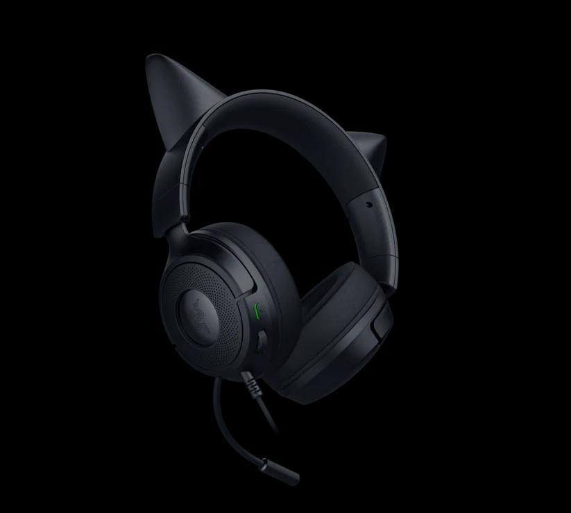 Kufje Gaming Razer Kraken Kitty V3 X / Wired / USB / 40mm / Virtual 7.1 / Mikrofon – Zezë/Gjelbër - 2