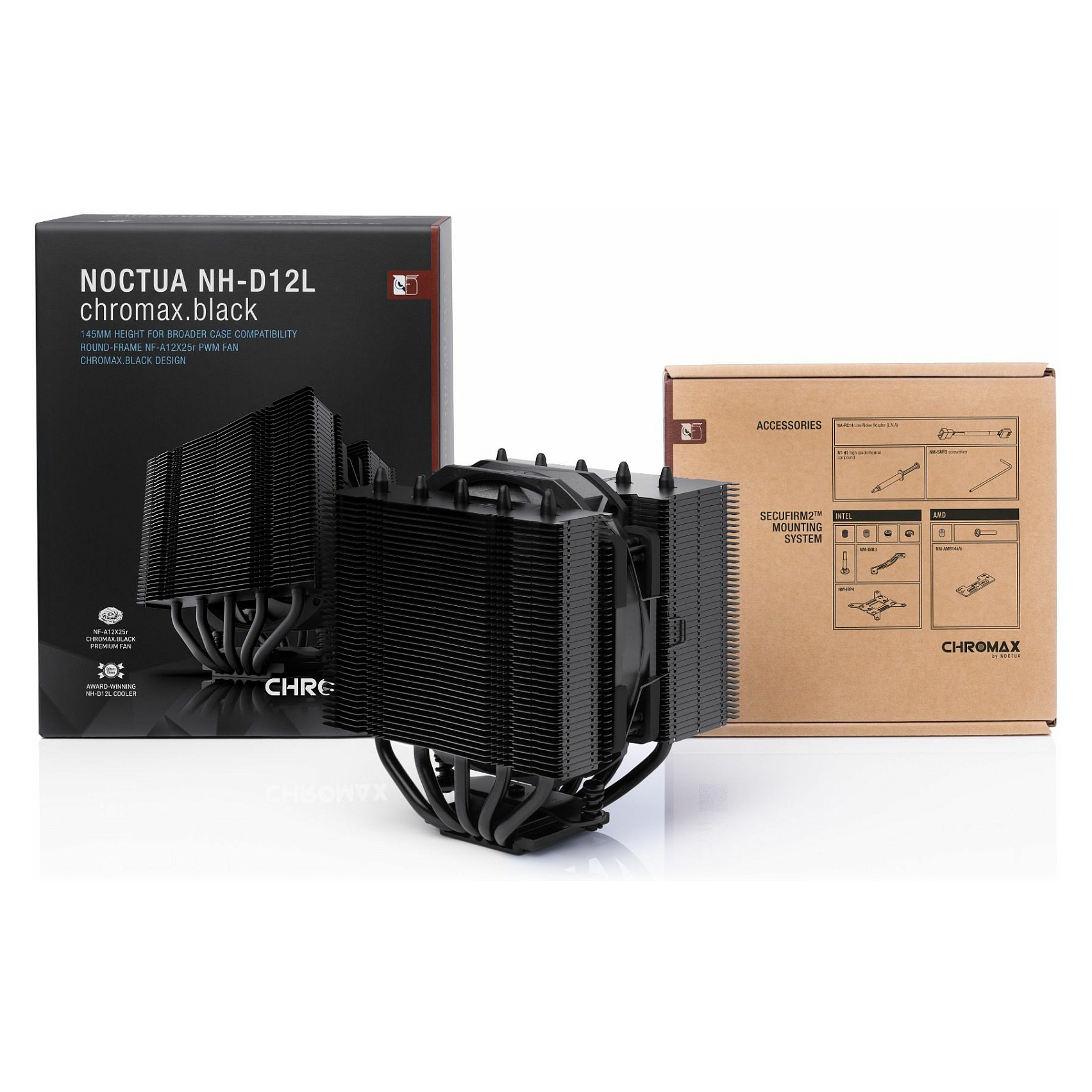 Ftohës për Procesor K NOCTUA NH-D12L - chromax black - 4