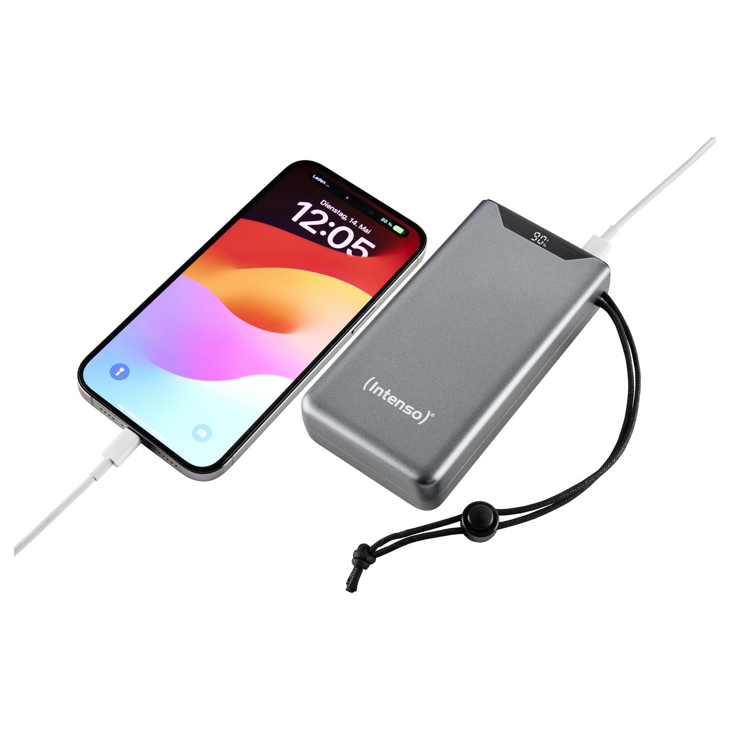 Powerbank Intenso F20000 / 20000mAh / 20W PD / 18W QC 3.0 / USB-C / 2x USB-A - Hiri - 5