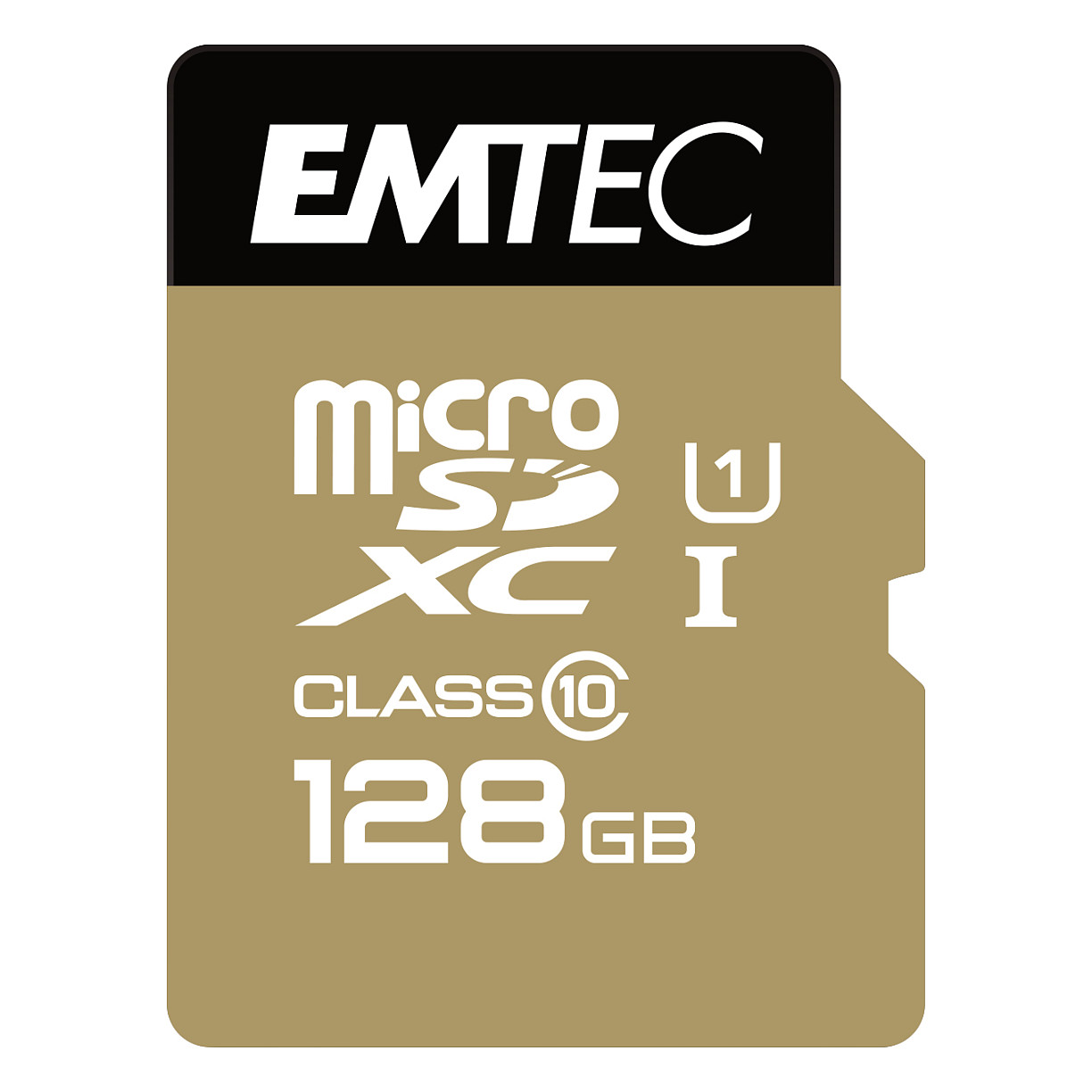 Kartë Memorie SD CARD Emtec m128GB UHS-I U1 EliteGold + Adapter - 1