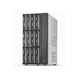 NAS TerraMaster T12-500 Pro, 12 Bay, Intel Core i7-1255U, 16GB DDR5, 2 × 10GbE, 2 × M.2 NVMe - Gri
