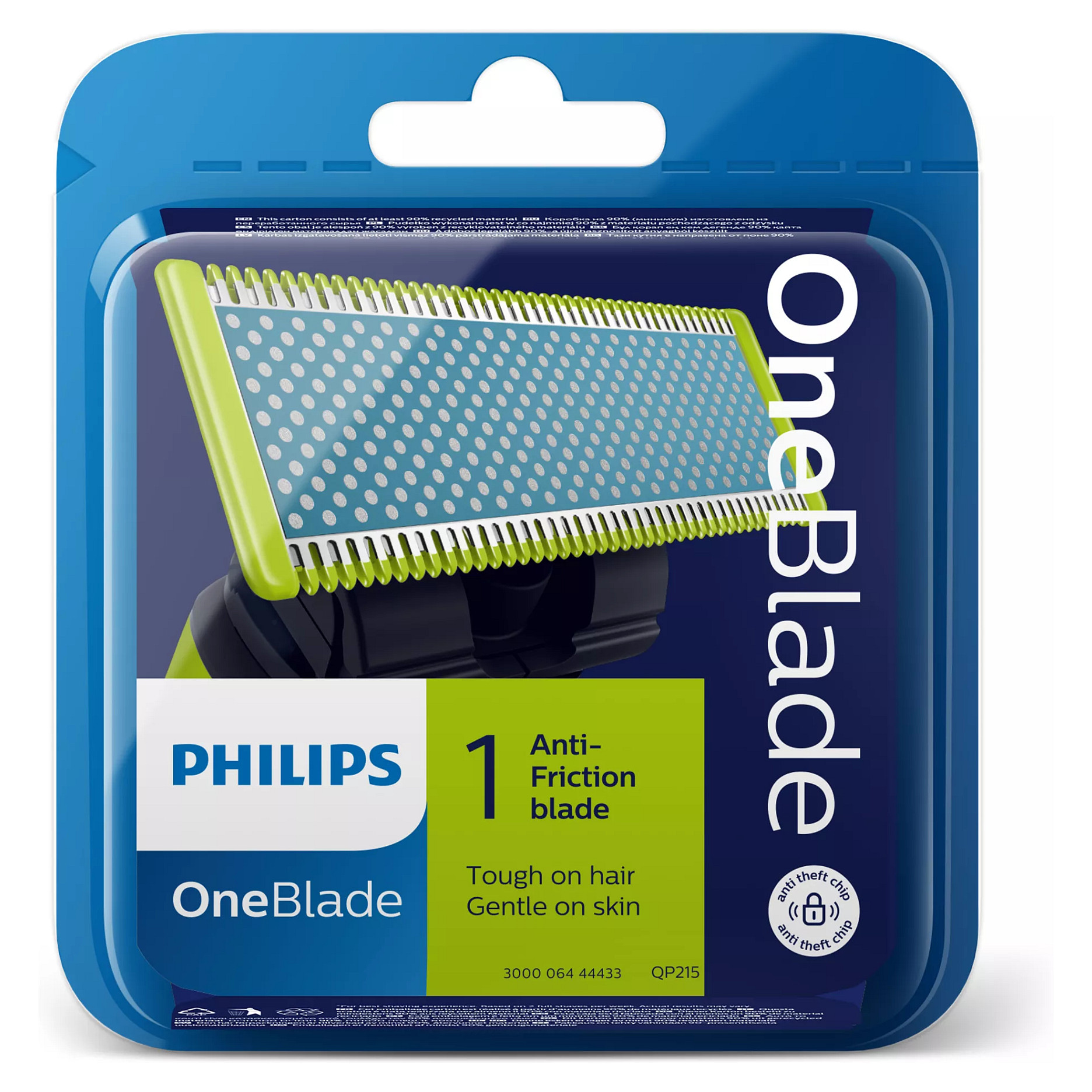 Teh zëvendësues për makinë rroje Philips OneBlade QP215/50 / Anti-Friction / Dual Protection / Contour-Following – 1 Copë - 2