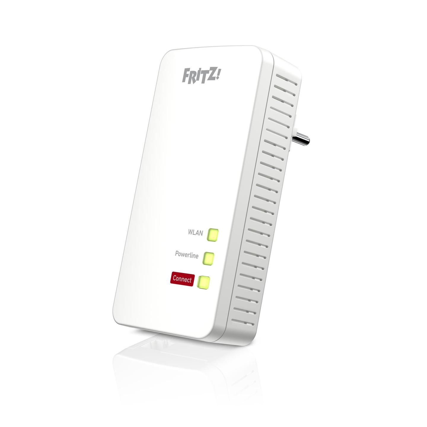 Power-LAN FRITZ!Powerline 1260 / 20002789 / 1200Mbps / Wi-Fi 5 / Gigabit LAN / Mesh – Bardhë - 1