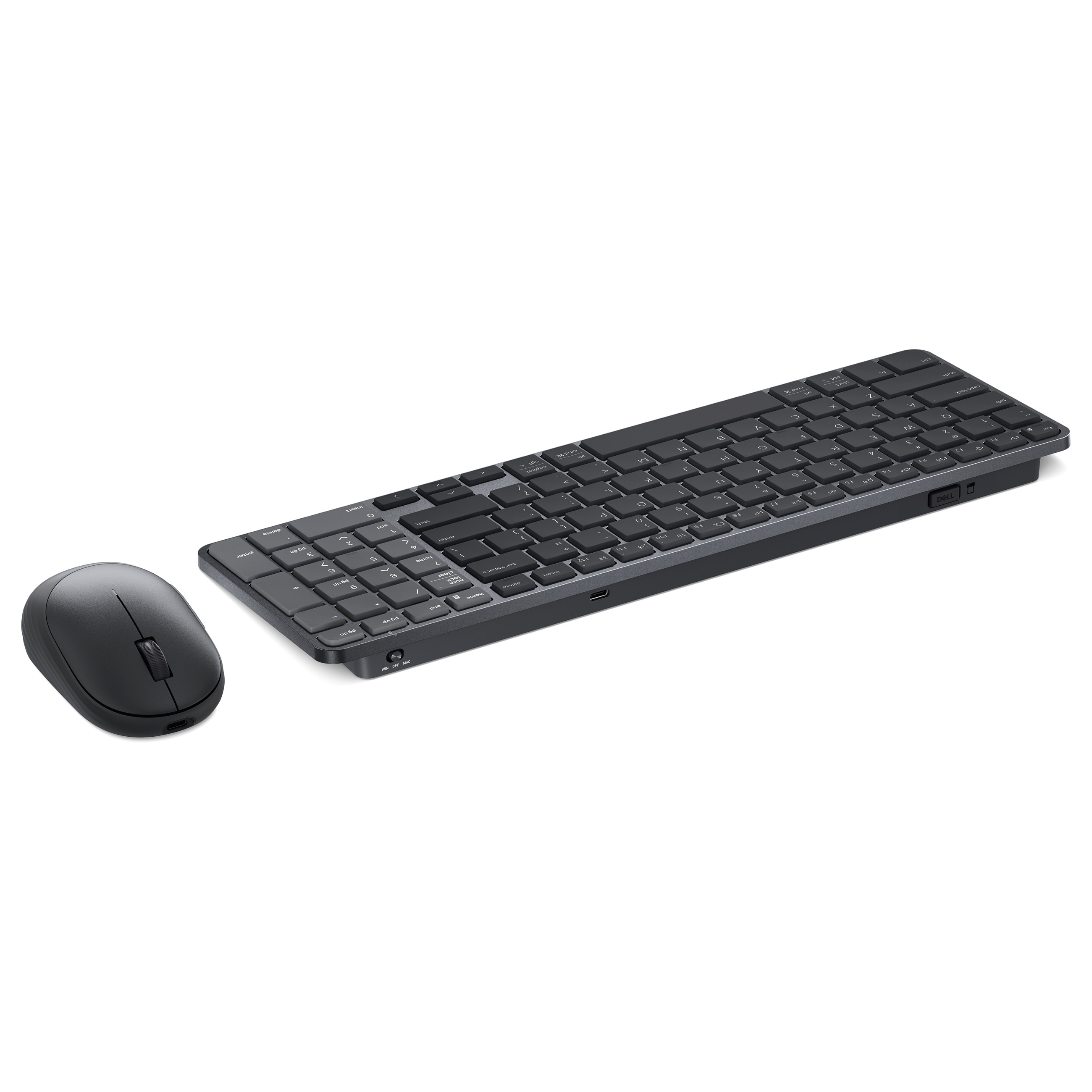 Combo (Tastierë&Maus) Dell Pro 7 KM746 / QWERTZ DE / Scissor / 100% / 2.4 GHz / Bluetooth / USB-C - Zezë - 3