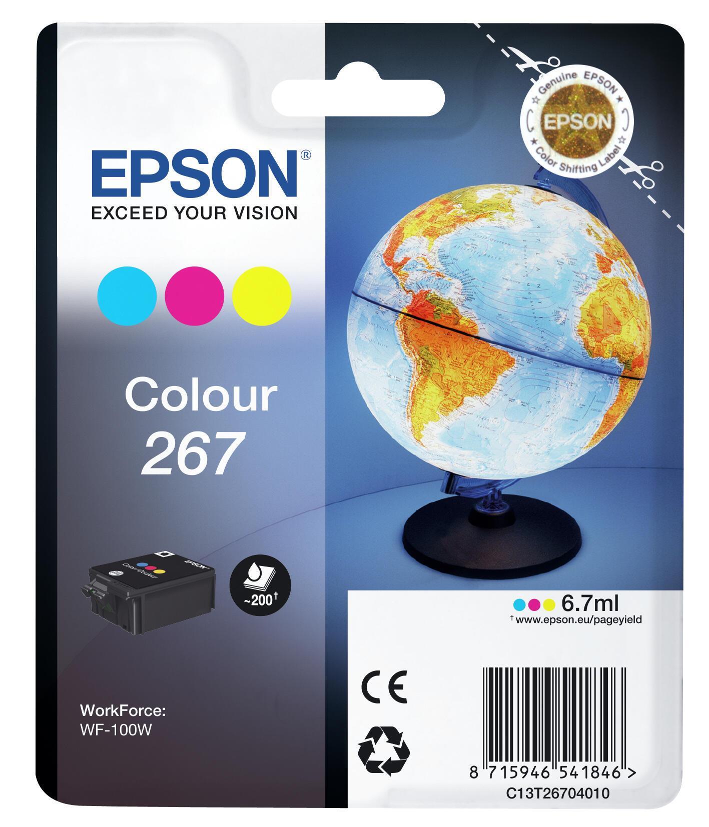 INK Epson 267 / C13T26704010 / 6.7ml / 200 faqe – Mix