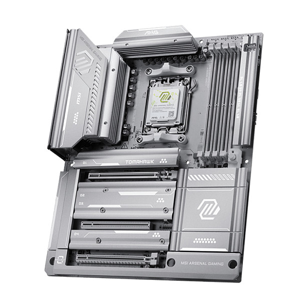 Pllakë Amë  AMD AM5 MSI MAG X870E Tomahawk Max WiFi Project Zero / DDR5 / ATX / HDMI - 3