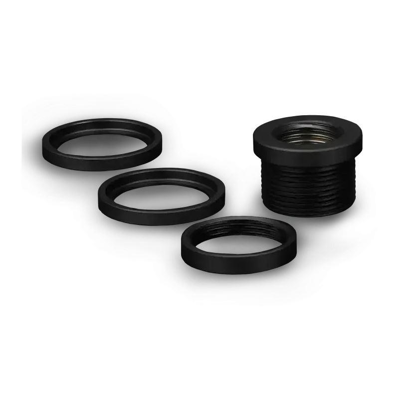 Aksesor për Ftohës Thermal Grizzly DeltaMate Pass Through / 2× G1/4" Femër / Për Panel / Custom Watercooling – Zezë - 1