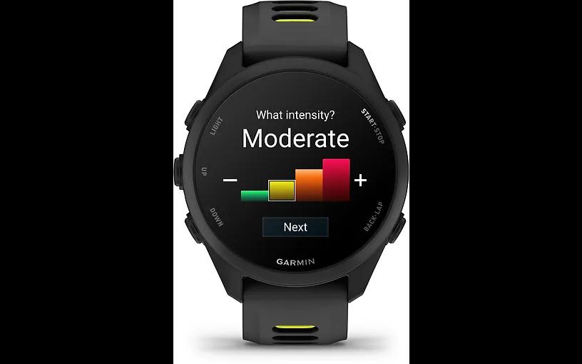 Orë e mençur Garmin Forerunner 170 Music, GPS, 1.2" AMOLED, 4GB, Wi-Fi, Bluetooth - Zezë - 2