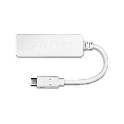 Adapter Rrjeti TRENDnet TUC-ETG, USB-C Mashkull në RJ-45 Gigabit Ethernet, 10/100/1000Mbps, USB 3.1, 13cm - Bardhë - 3