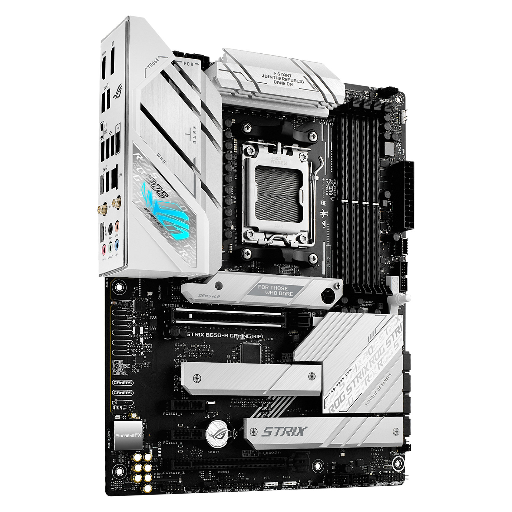 Pllakë Amë MB AMD ASUS AM5 ROG STRIX B650-A GAMING - 3