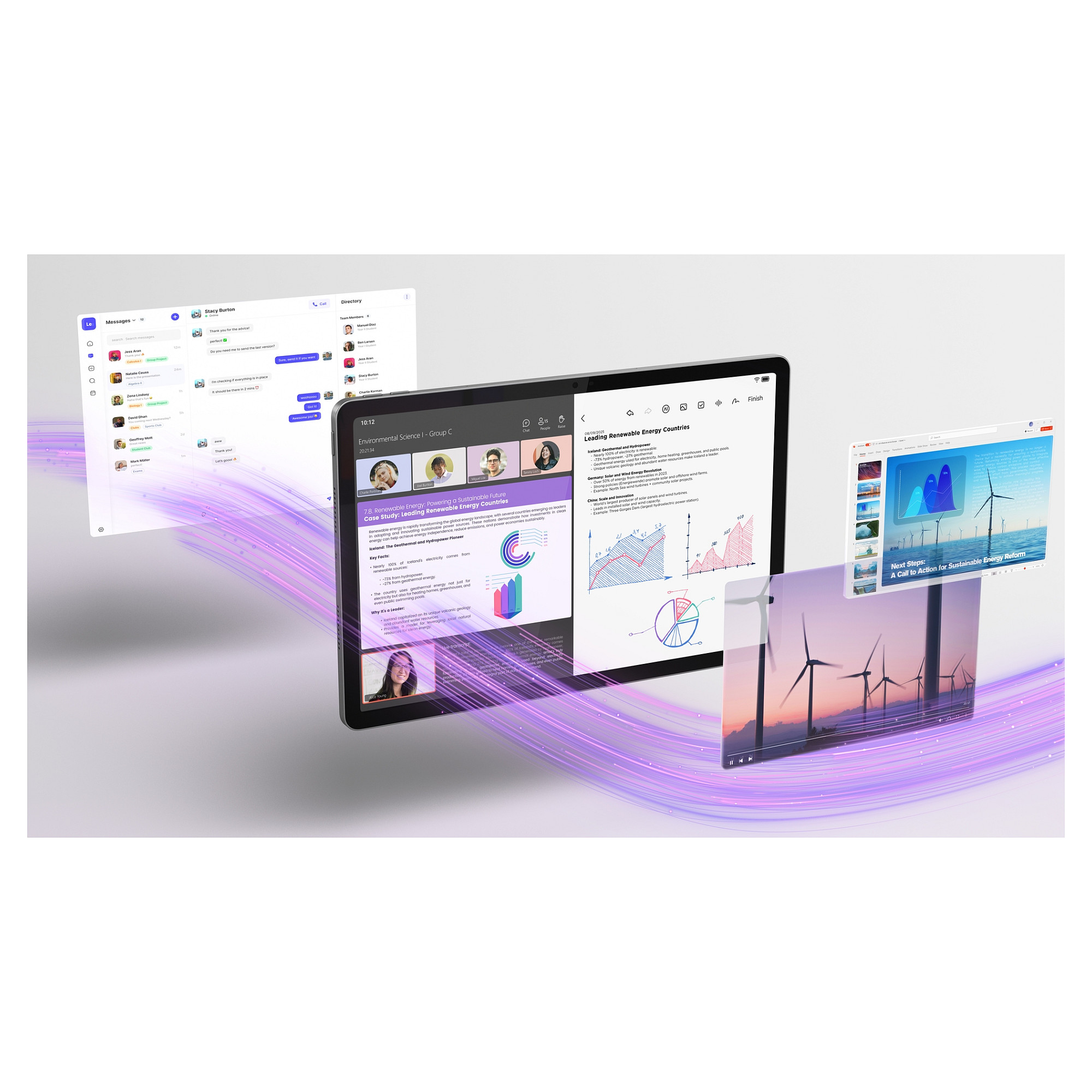 Tablet Lenovo IdeaTab 11" / 8GB LPDDR4 / 128GB / Wi‑Fi / Android – Gri - 12