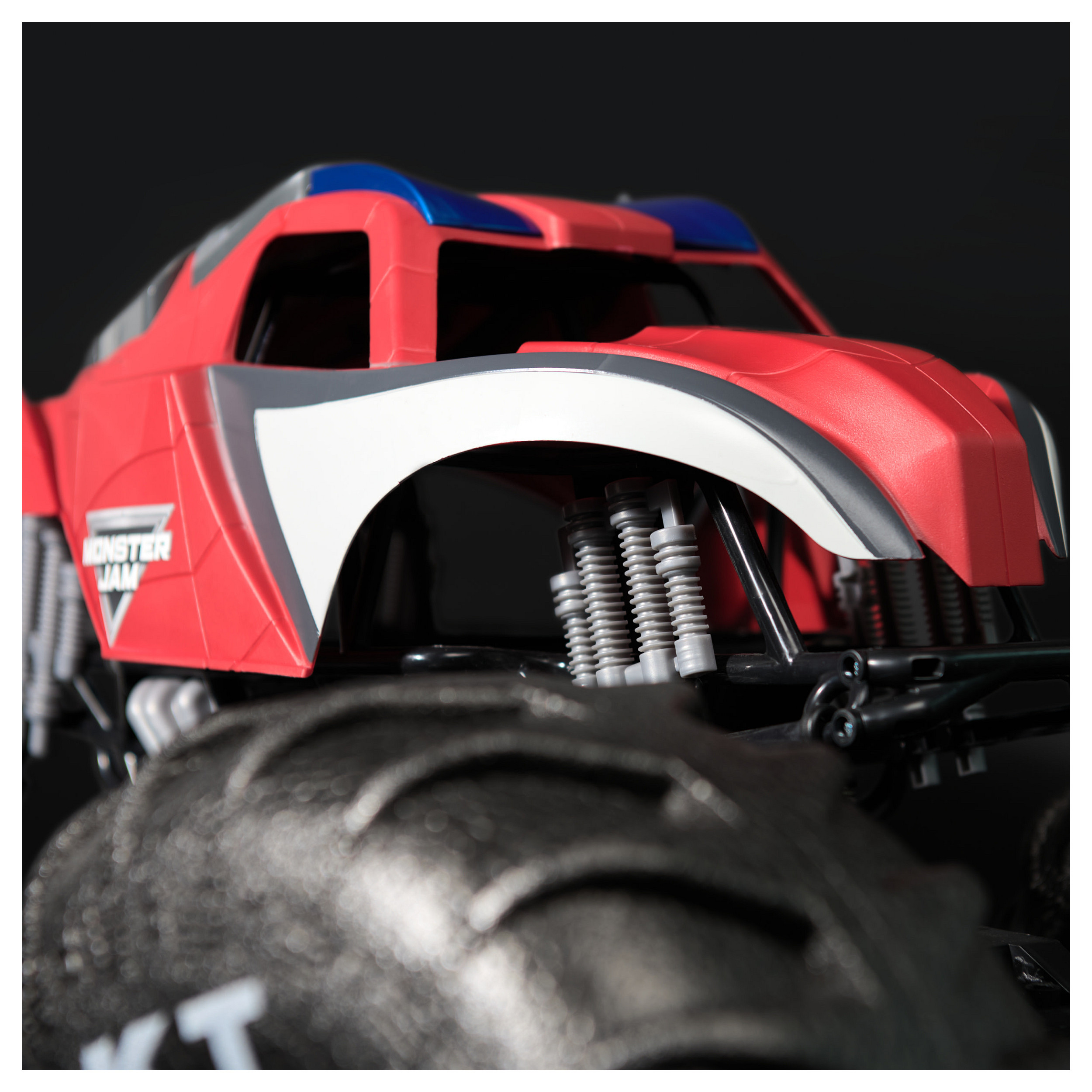 Lodra Spin Master Monster Jam Marvel Mega Spider-Man RC Monster Truck – 1:6 Scale / 61 cm / Remote Control / Rechargeable Battery - Zezë/Kuqe - 7