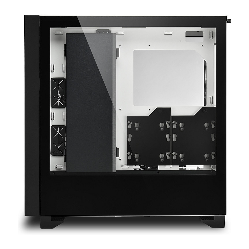 Kasë Sharkoon Elite Shark CA300H ATX 2xGlas – Bardhë - 6