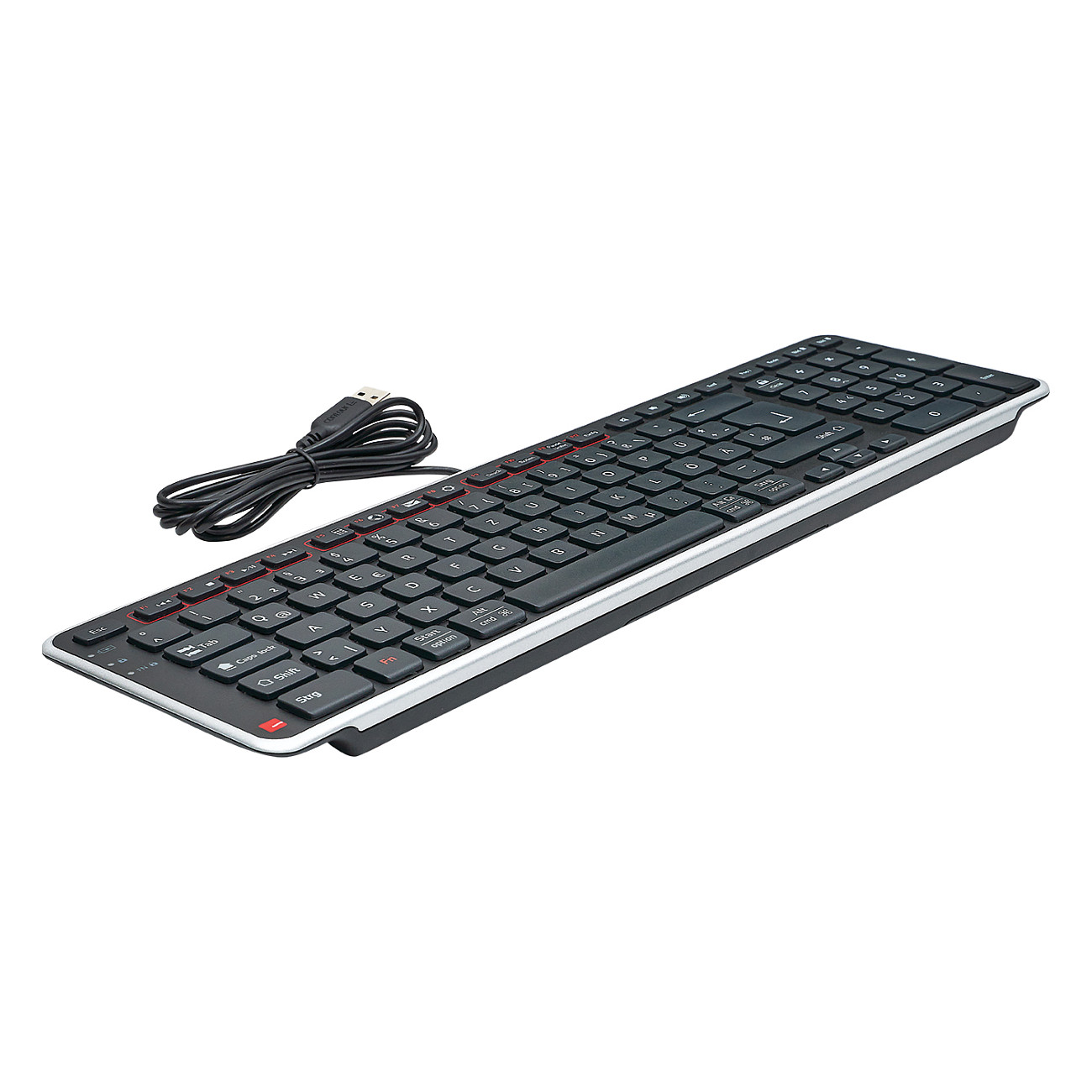 Tastierë Pa kabllo Contour Design Balance / Full-Size / RF 2.4 GHz / USB-A/C / QWERTZ Gjerman - Zezë - 3