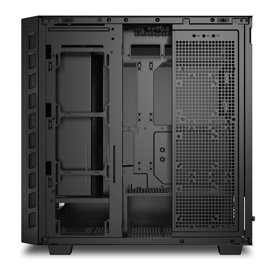Kasë Sharkoon Rebel C80M RGB ATX 1xMetall – Zezë - 7