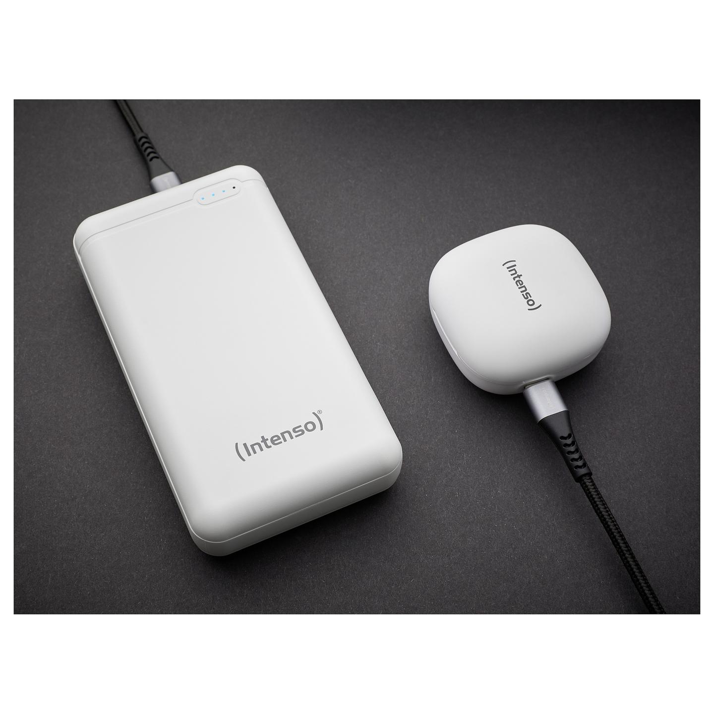 Powerbank Intenso XS20000, 20000mAh, USB-A, USB-C, Micro-USB - Bardhë - 9