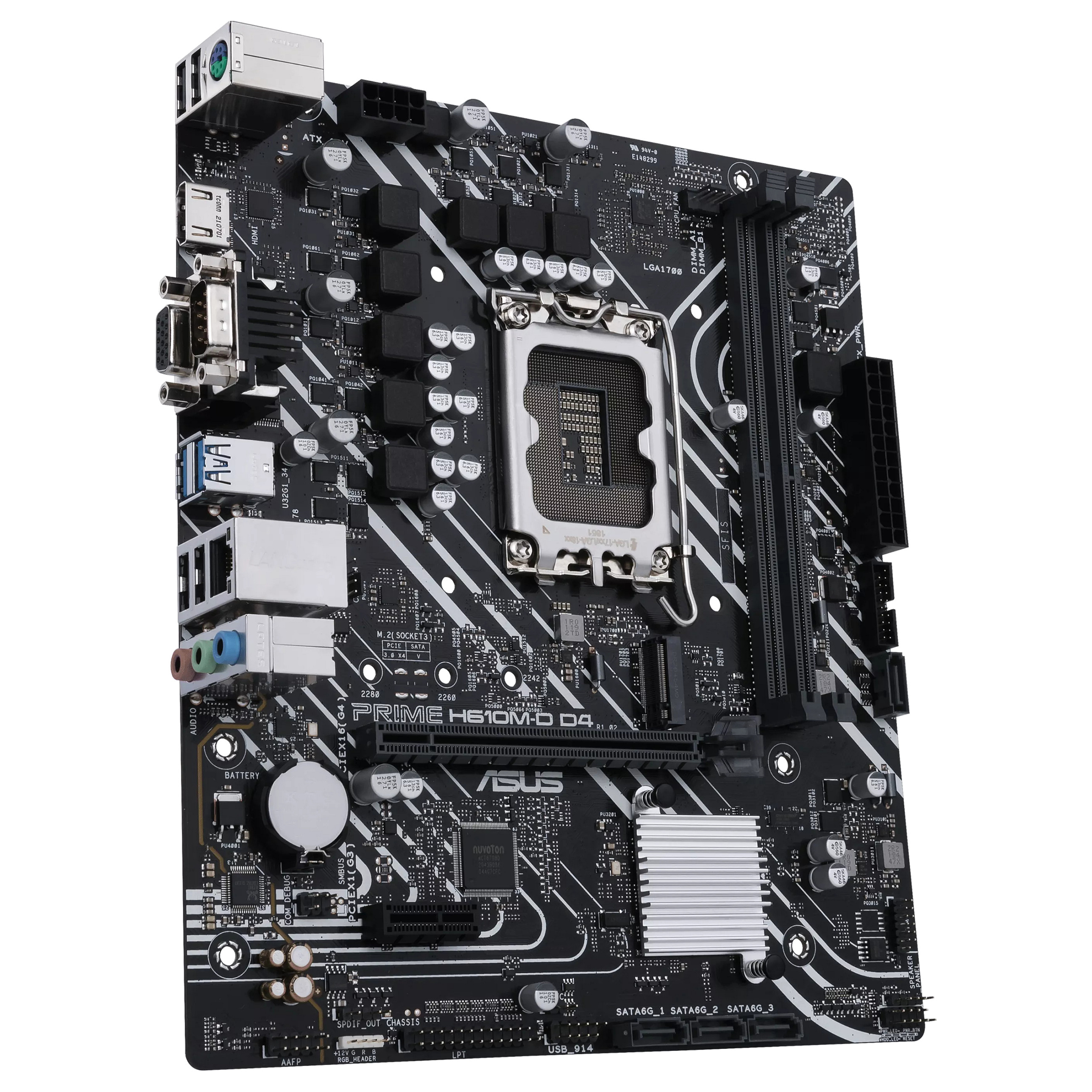 Pllakë Amë ASUS PRIME H610M-D DDR4 - 4