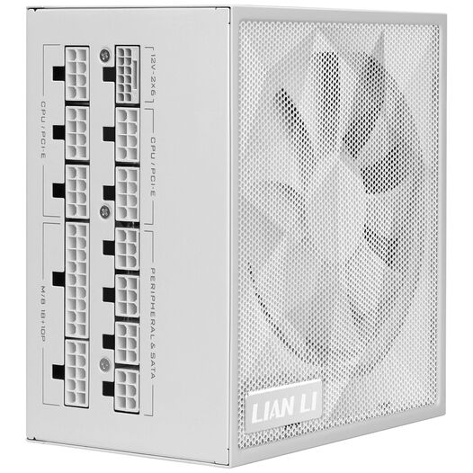 Furnizues Energjie Lian Li SX Series / 1000W / ATX 3.1 / 80 PLUS Platinum / PPLP Platinum / PCIe 5.1 / 12V-2x6 - Bardhë - 3